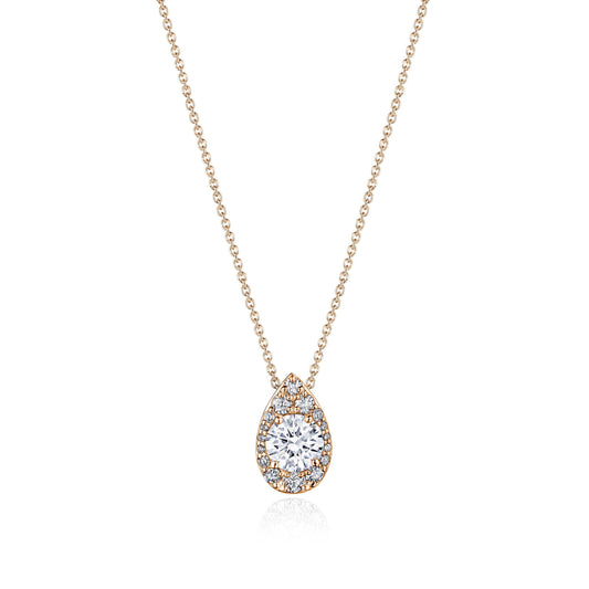 17" Pear Bloom Diamond Necklace