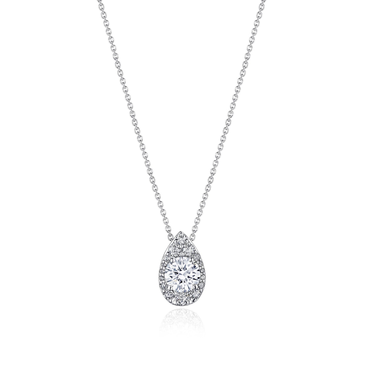 17" Pear Bloom Diamond Necklace