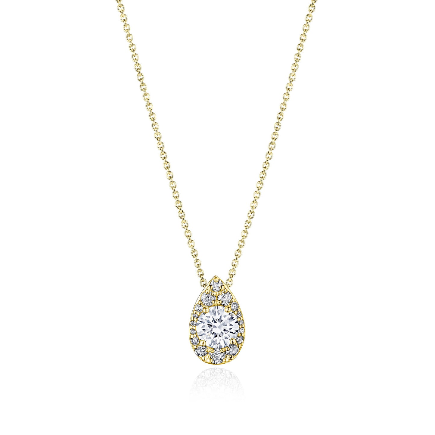 17" Pear Bloom Diamond Necklace