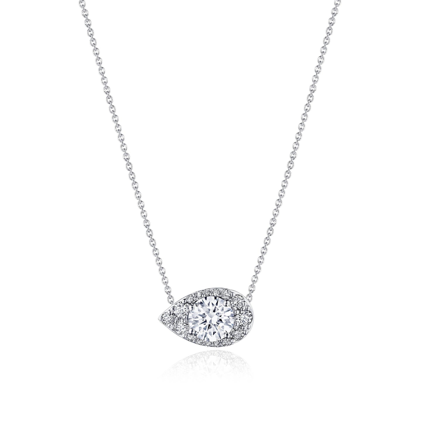 17" Pear Bloom Diamond Necklace