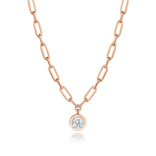 Petite Diamond Link Necklace - 1.54ct