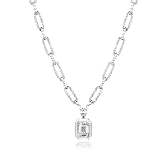 Petite Diamond Link Necklace - 1.54ct