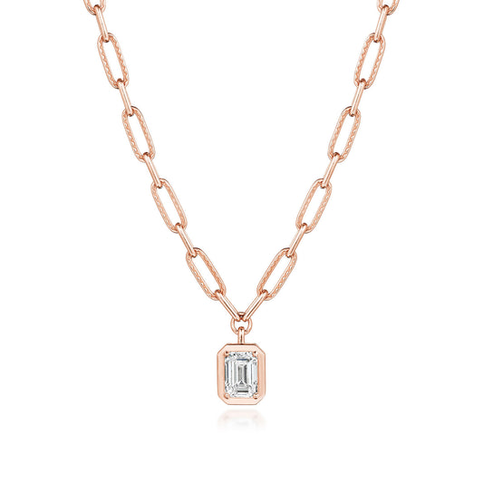 Petite Diamond Link Necklace - 1.54ct