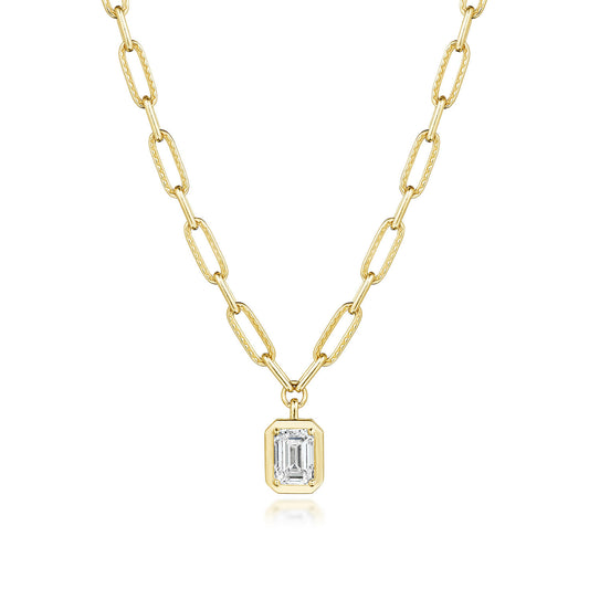 Petite Diamond Link Necklace - 1.54ct