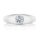 Domed Diamond Ring - 0.52ct