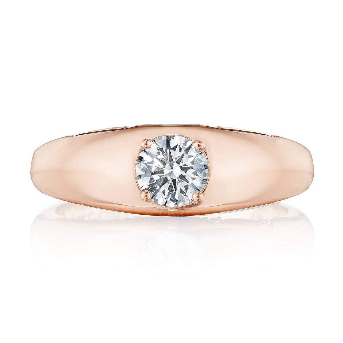 Domed Diamond Ring - 0.52ct