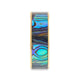 GALAN Flat 14K Yellow Gold Ring with Mother of Pearl Inlay and Polished Edges - 8mm