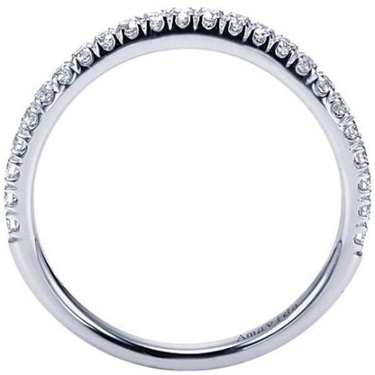 Gabriel Amavida "Absolute" Curved Diamond Wedding Ring