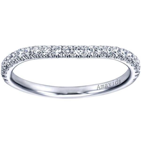 Gabriel Amavida "Absolute" Curved Diamond Wedding Ring