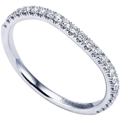 Gabriel Amavida "Absolute" Curved Diamond Wedding Ring