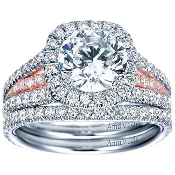 Gabriel Amavida ""Brooklyn" Curved Diamond Wedding Ring