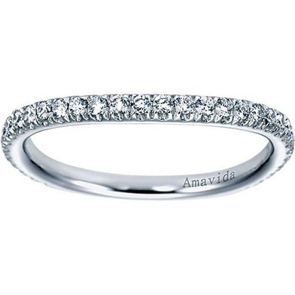 Gabriel Amavida ""Brooklyn" Curved Diamond Wedding Ring