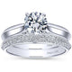 Gabriel Amavida "Campanula" Knife Edge Diamond Wedding Ring