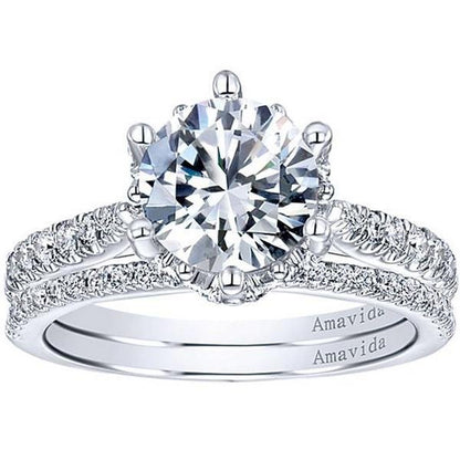 Gabriel Amavida "Genoa" Diamond Wedding Ring