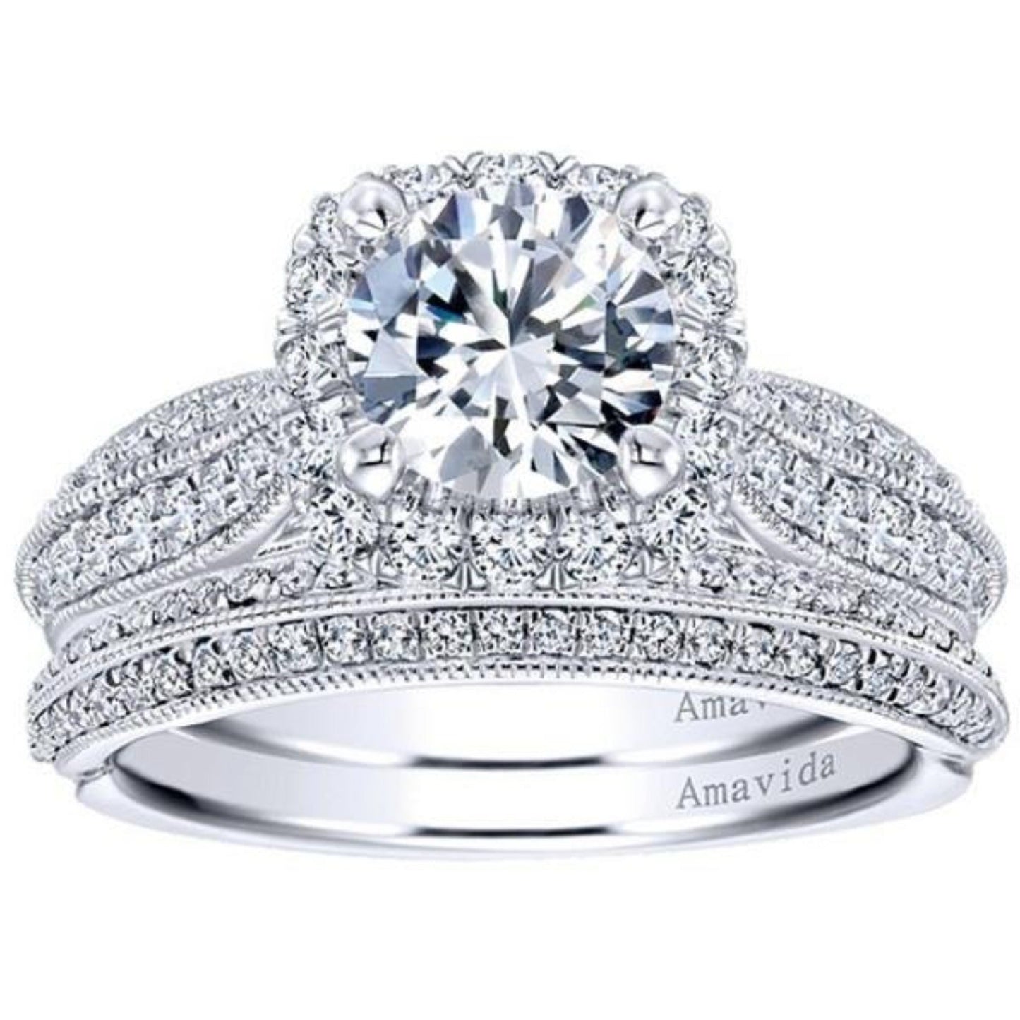 Gabriel & Co. "Georgia" Diamond Engagement Ring