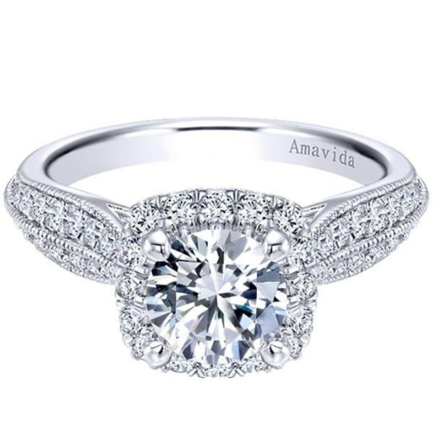 Gabriel & Co. "Georgia" Diamond Engagement Ring