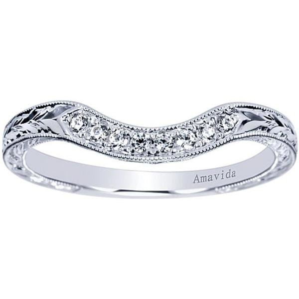 Gabriel Amavida "Girasol" Curved Diamond Wedding Ring