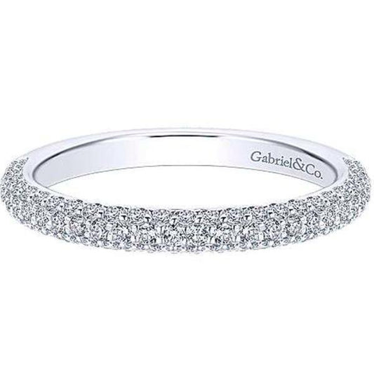 Gabriel Amavida "Lolita" Pave Set Diamond Wedding Band