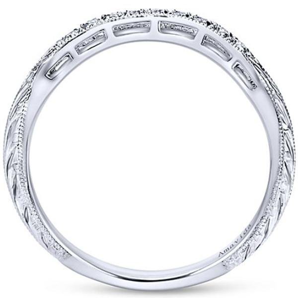 Gabriel Amavida "Margarita" Vintage Diamond Wedding Ring