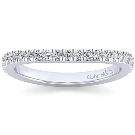 Gabriel Amavida Prong Set Diamond Wedding Ring