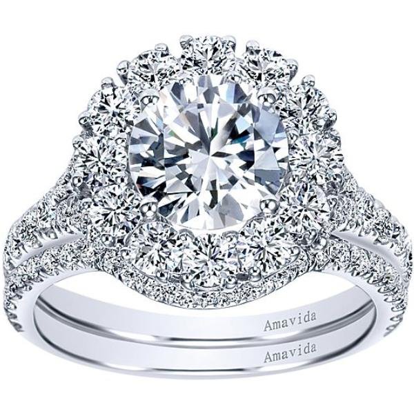 Gabriel Amavida "Sincere" Curved Diamond Wedding Ring