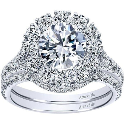 Gabriel Amavida "Sincere" Curved Diamond Wedding Ring