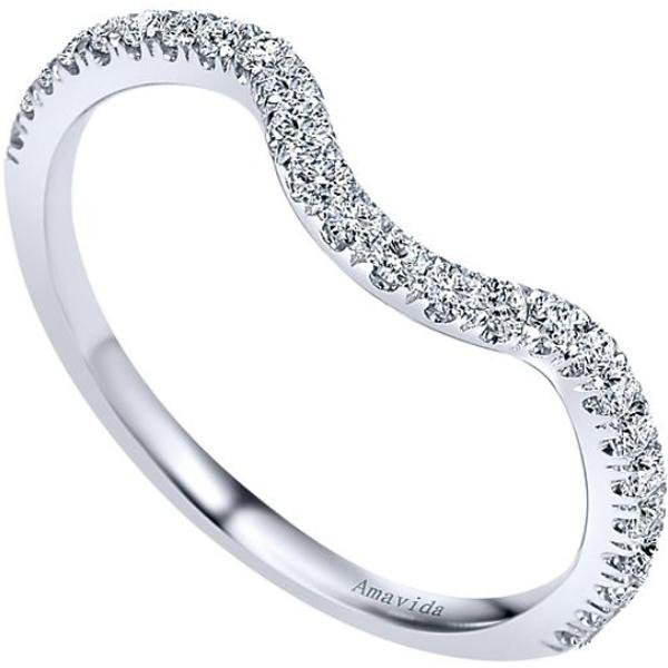 Gabriel Amavida "Sincere" Curved Diamond Wedding Ring