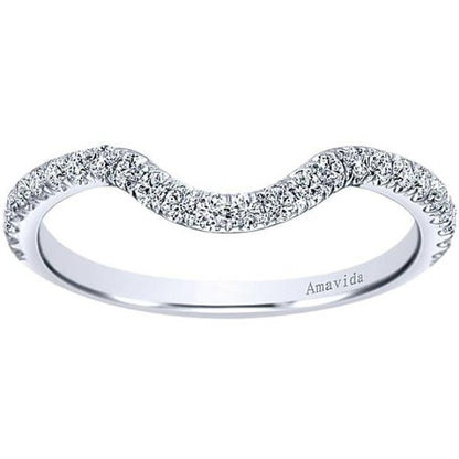 Gabriel Amavida "Sincere" Curved Diamond Wedding Ring