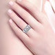 Gabriel "Amos" Wide High Polished Diamond Engagement Ring