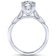 Gabriel "Celia" Victorian Style Diamond Engagement Ring