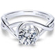 Gabriel "Celine" Bypass Twist Diamond Engagement Ring