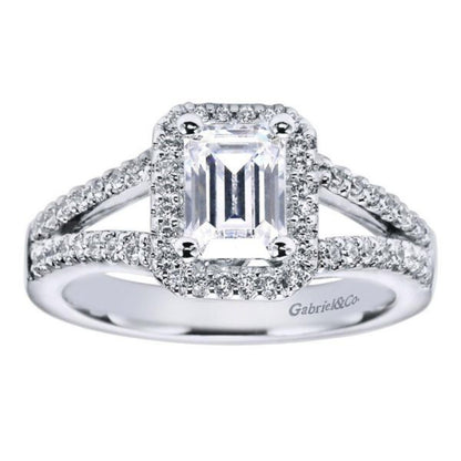 Gabriel & Co. "Addison" Halo Diamond Engagement Ring