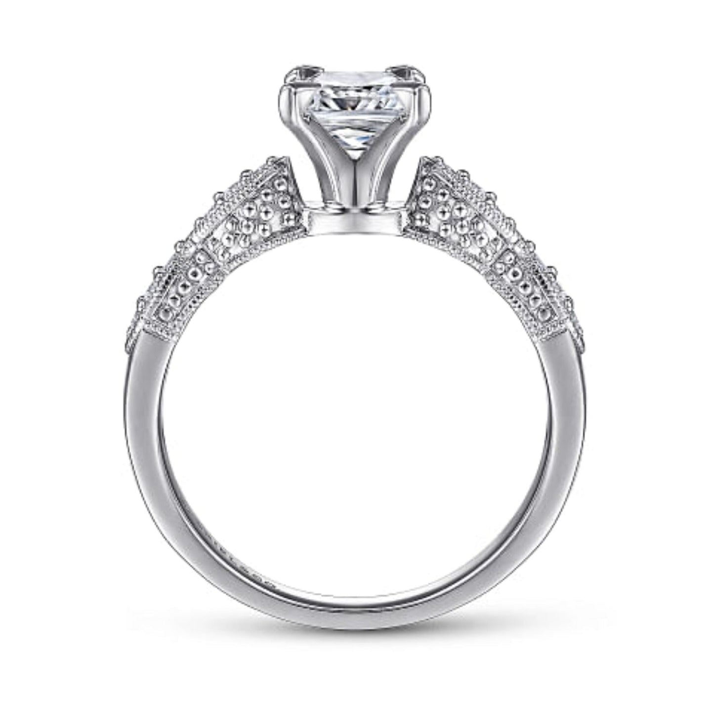 Gabriel & Co. "Clara" Vintage Style Diamond Engagement Ring