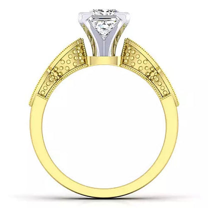 Gabriel & Co. "Clara" Vintage Style Diamond Engagement Ring