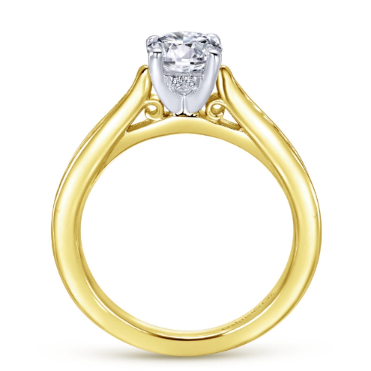 Gabriel & Co. "Hannah" Diamond Channel Set Engagement Ring