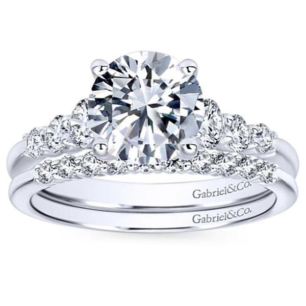 Gabriel "Darby" Large Graduating Diamond Engagement Ring