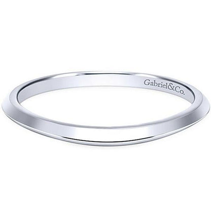 Gabriel "Ellis" Knife Edge Wedding Band