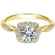Gabriel "Jude" Round Halo Diamond Engagement Ring