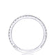 French Pavé Diamond Wedding Band - 2mm