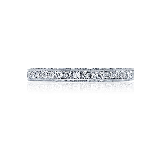 Tacori Blooming Beauties 18k White Gold Diamond Wedding Band (0.68 CTW)