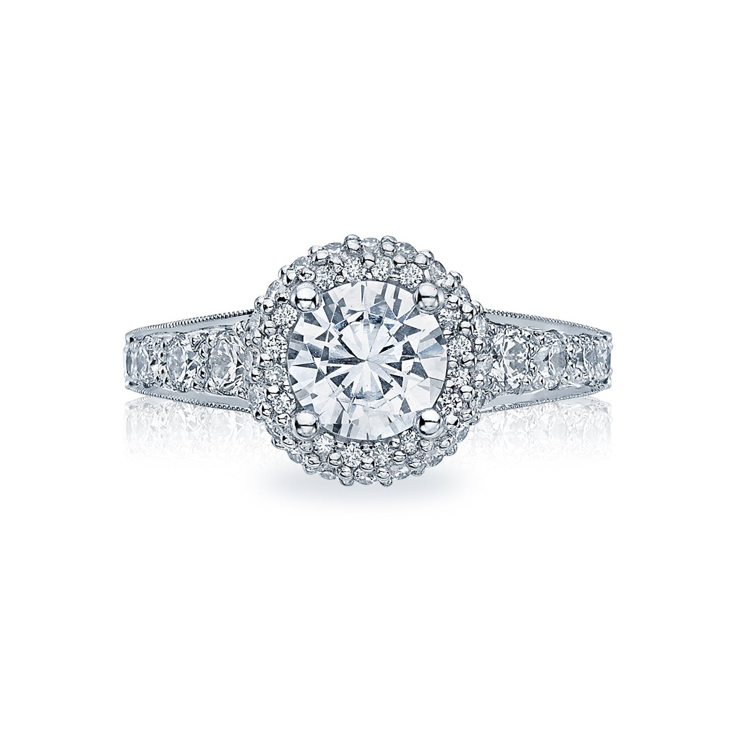 Tacori Blooming Beauties White Gold Engagement Ring Setting (0.89 CTW)