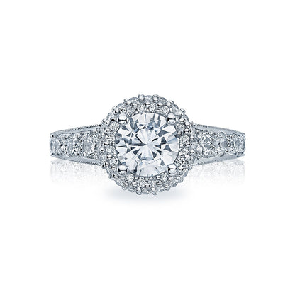 Tacori Blooming Beauties White Gold Engagement Ring Setting (0.89 CTW)