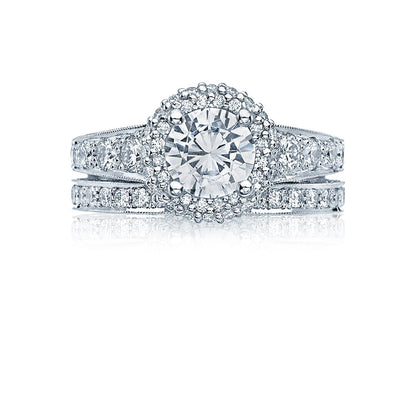 Tacori Blooming Beauties White Gold Engagement Ring Setting (0.89 CTW)