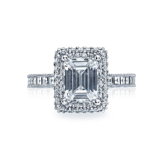Tacori Blooming Beauties White Gold Engagement Ring Setting (0.89 CTW)