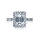 Tacori Blooming Beauties White Gold Engagement Ring Setting (0.89 CTW)