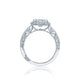 Tacori Blooming Beauties White Gold Engagement Ring Setting (0.89 CTW)