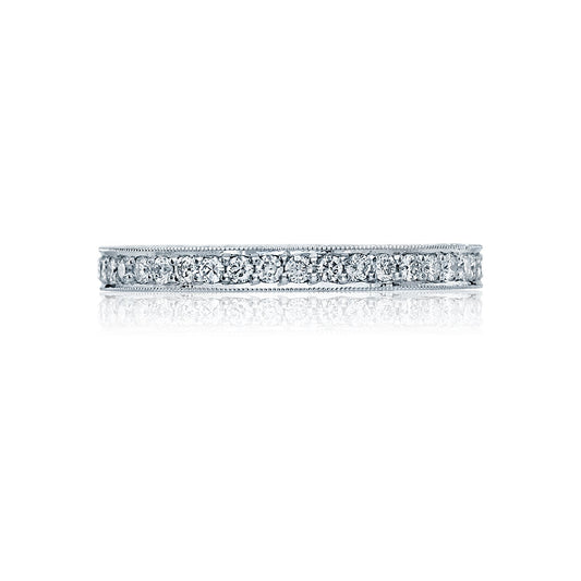 Tacori Blooming Beauties 18k White Gold Diamond Wedding Band (0.67 CTW)