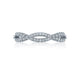 Tacori Ribbon 18k White Gold Diamond Wedding Band (0.61 CTW)