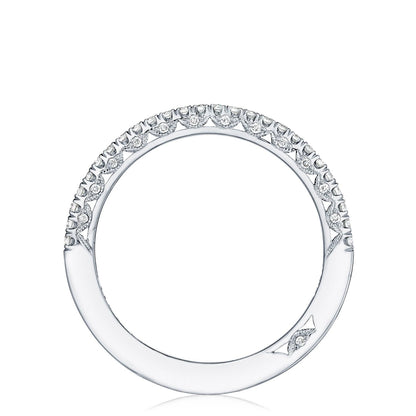 French Pavé Diamond Wedding Band - 1.5mm