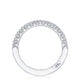 French Pavé Diamond Wedding Band - 1.5mm